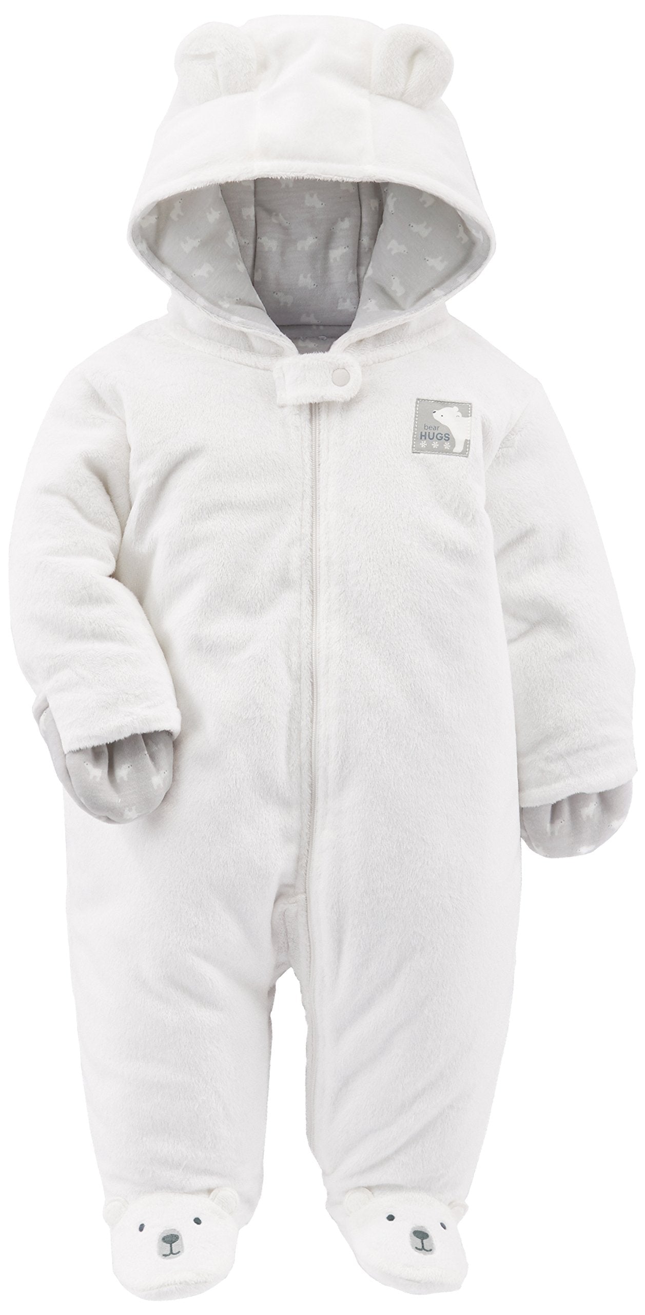Simple Joys Kid's Pram Ivory Bear Outerwear, Ivory, 3-6 months