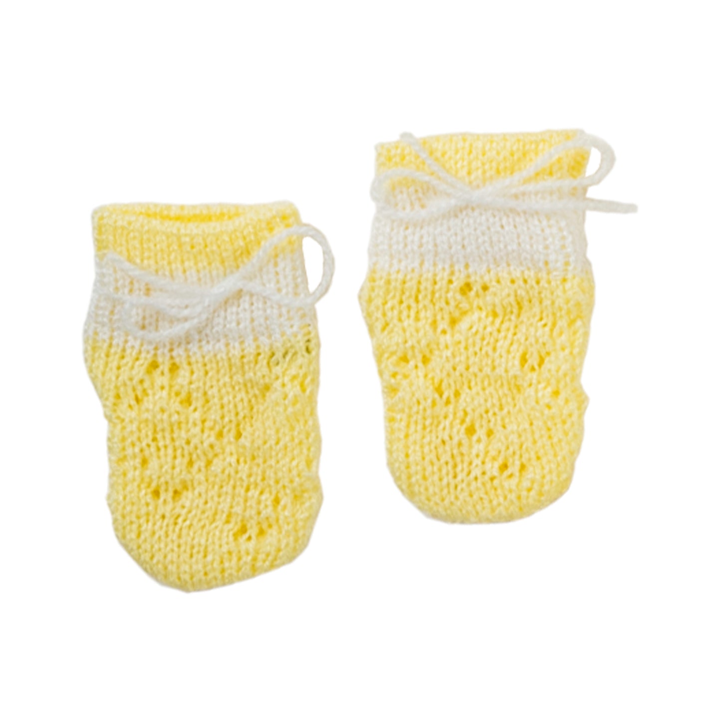 Set of 4 Chambritas baby cloth color yellow