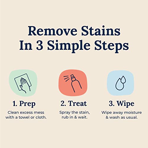 Miss Mouth's HATE STAINS CO Stain Remover for Clothes - 4oz 2 Pack of Newborn & Baby Essentials Messy Eater Stain Treater Spray