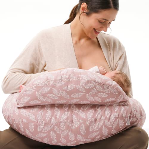 Momcozy Original Nursing Pillow and Positioner - Plus Size Feeding Pillow | Breastfeeding, Bottle Feeding, Baby Support