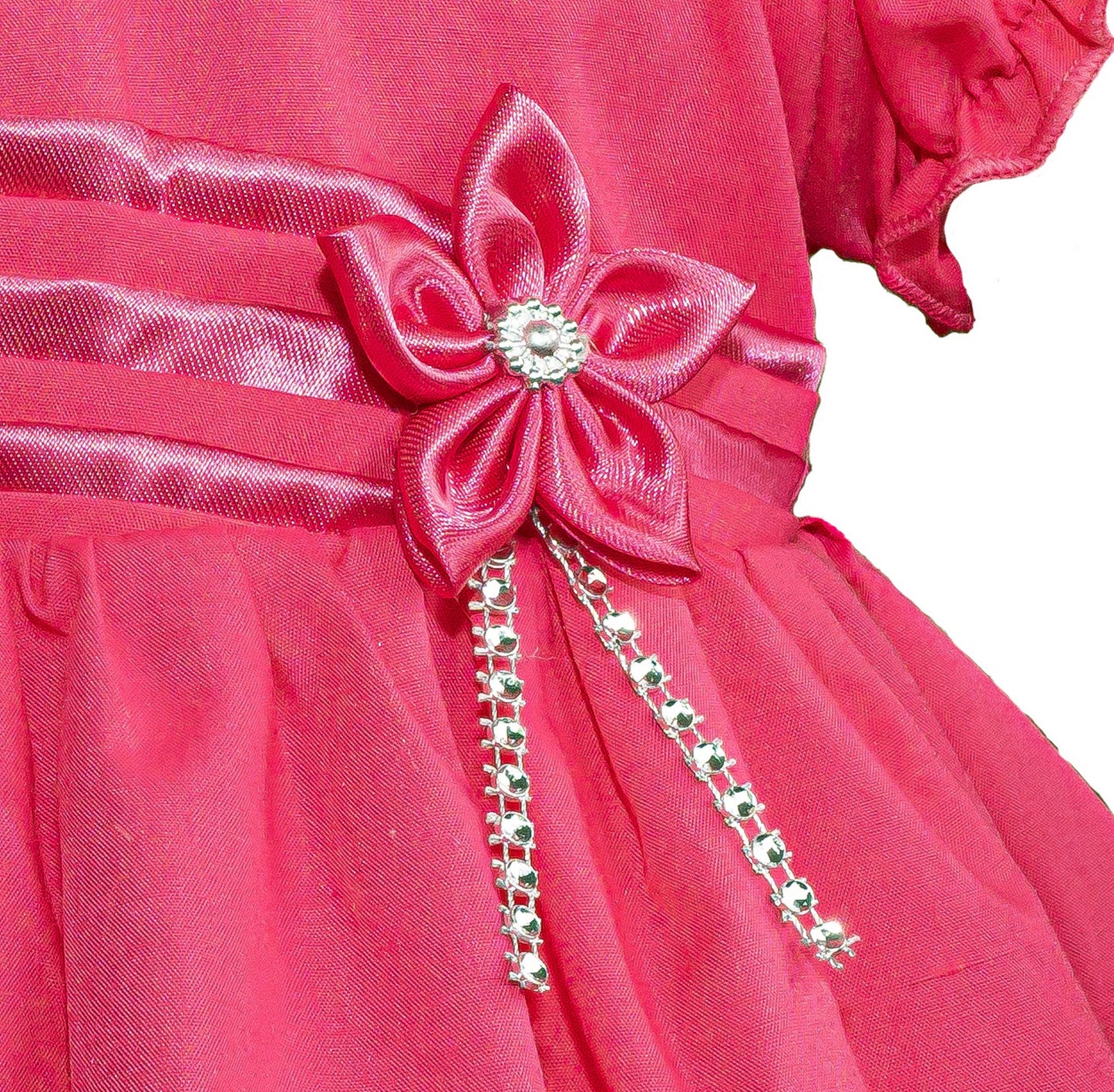 Pink Dress w/ Bonnet