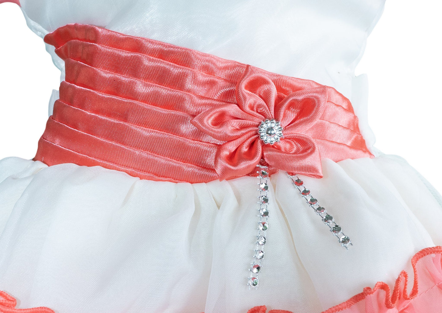 Pink and White dress