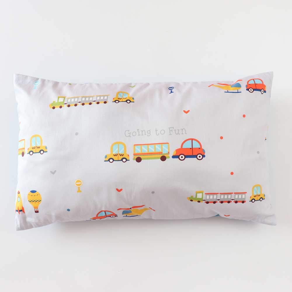 Emenpy 100% Cotton Crib Bedding Set for Infant Boys Girls,3 Pcs Baby Bed Linen Include Duvet Cover,Fitted Sheet,Pillowcase,Nursery Decoration,No Filler(Navy)