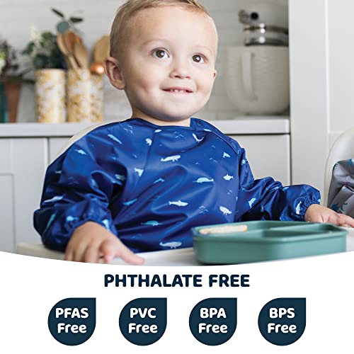 Tiny Twinkle Mess Proof Baby Bib, Cute Full Sleeve Bib Outfit, Years)