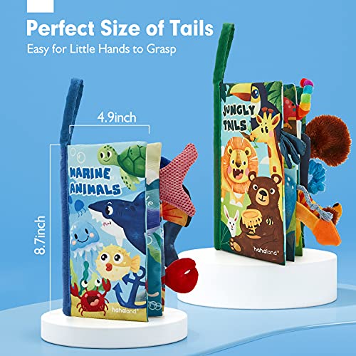 Baby Books 0-6 Months - 2PCS Baby Toys 6 to 12 Months Baby Learning Sensory Stroller Toy