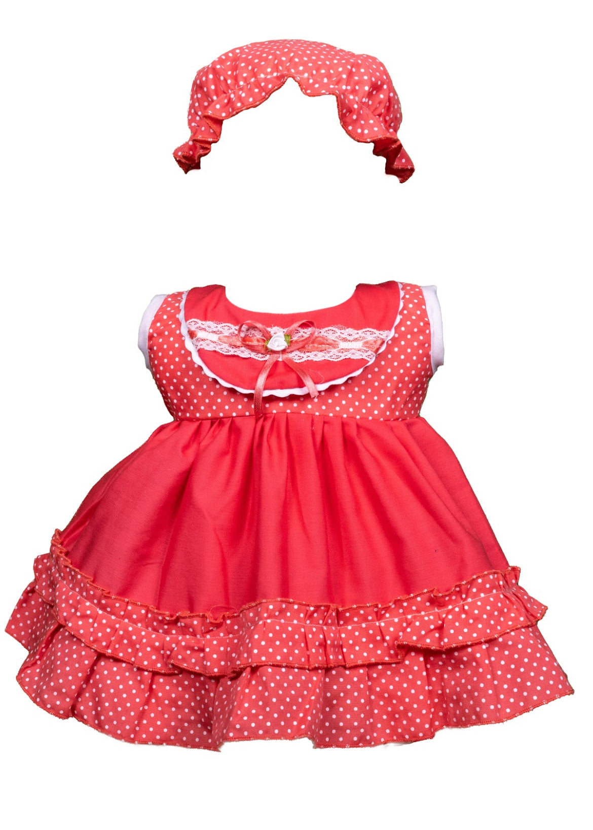 Mandarin with Dots Dress
