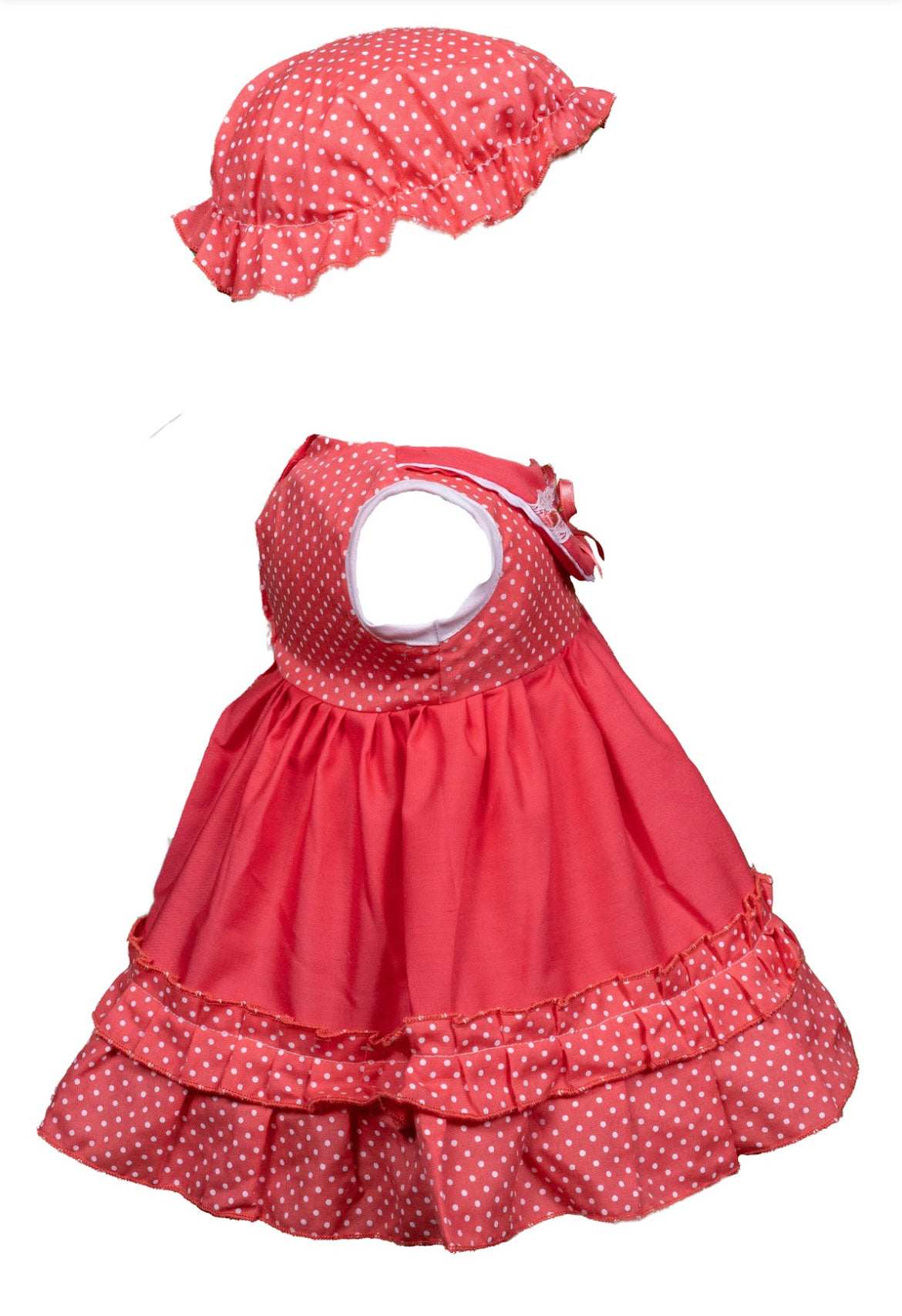 Mandarin with Dots Dress