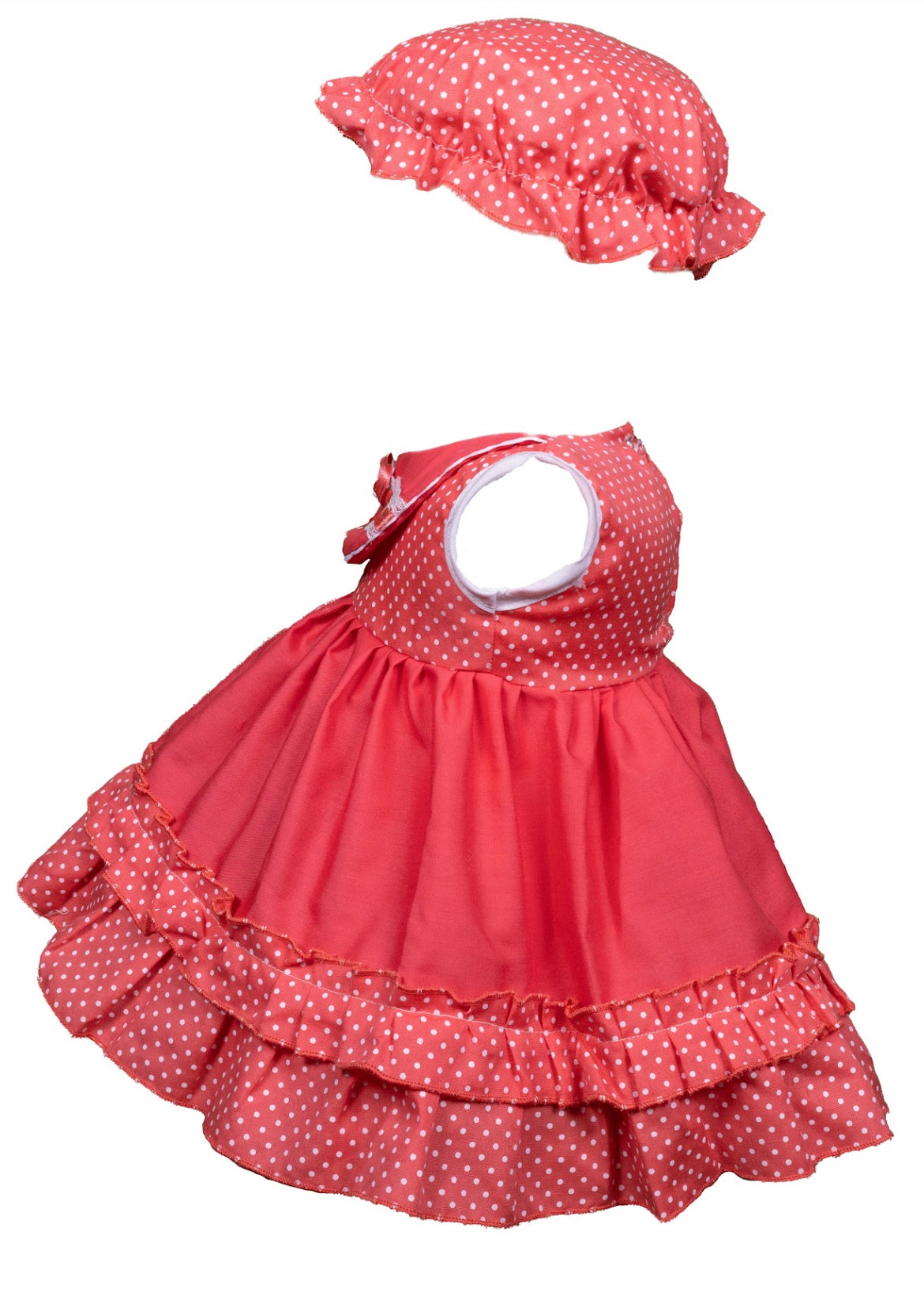 Mandarin with Dots Dress