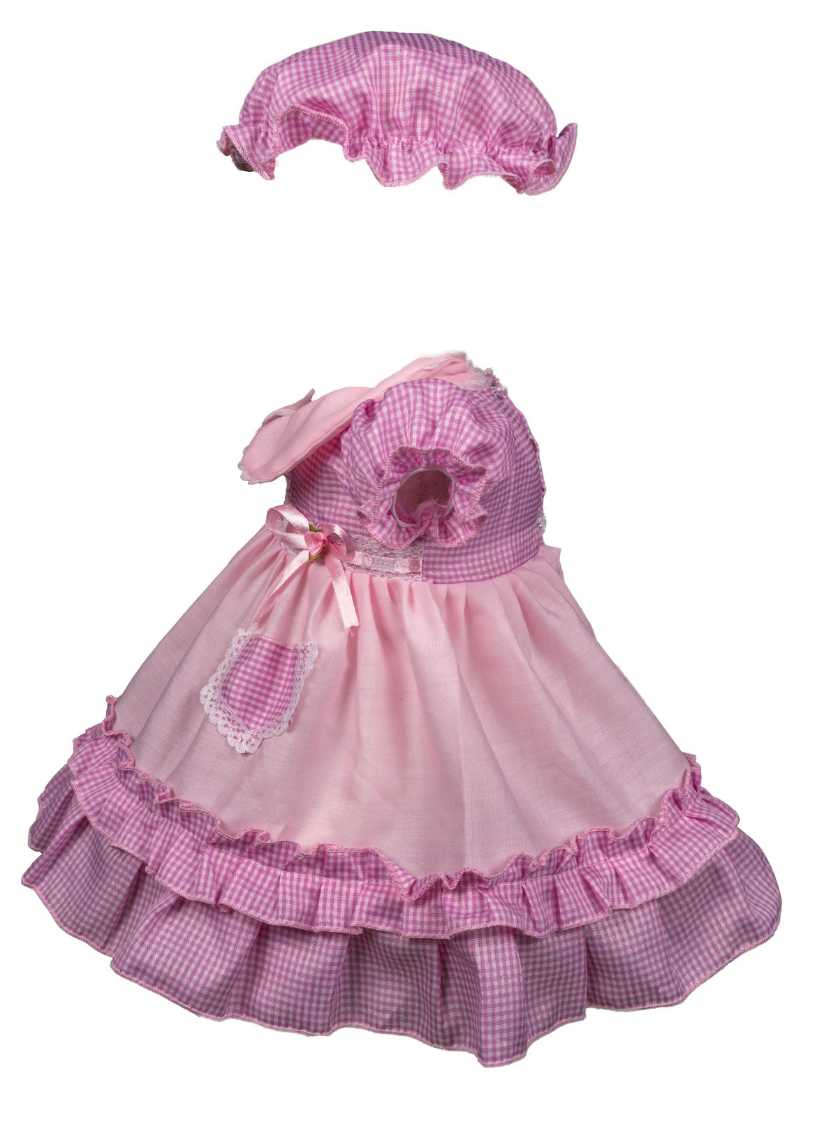 Cotton Violet and White Dress