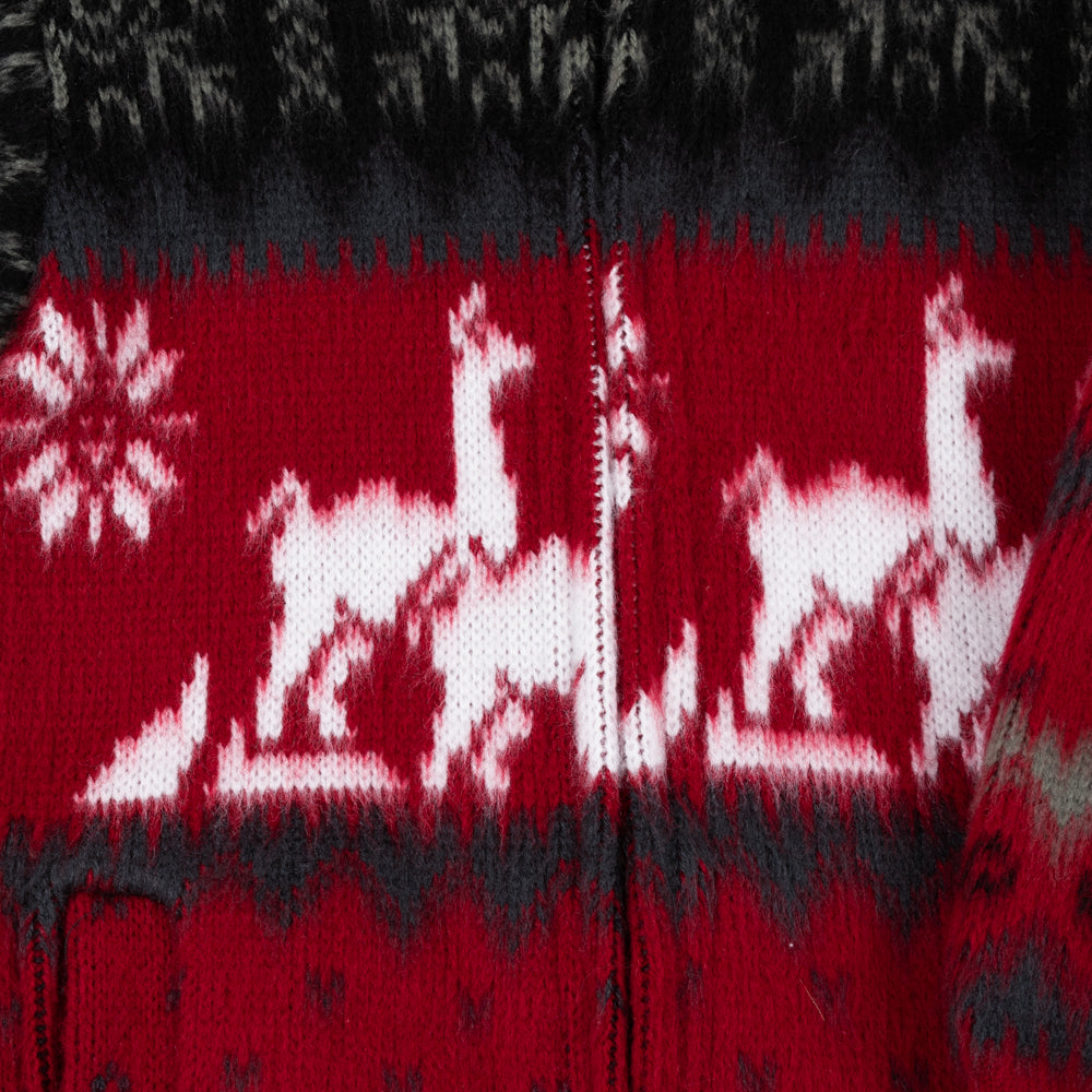 Red Alpac Baby Jacket