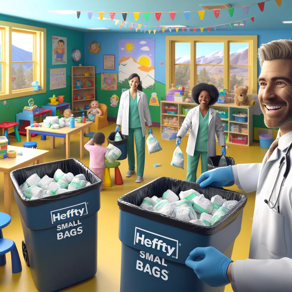 ¡Dile adios al desorden y hola a la conveniencia con las Bolsas de Basura Pequeñas Hefty