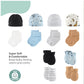 The Peanutshell Baby Layette Gift Set for Boys or Girls - 30 Piece New Born Unisex Gift Set, Baby Clothes & Newborn Essentials Must Haves - Newborn Clothes 6-9 Months - Safari