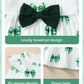 Aura Vane 3-6 Month Baby Girl Winter Dress Clothes Bow Green Flower Dresses