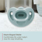 NUK Comfy Orthodontic Pacifiers, 0-6 Months, Timeless Collection, 5 Count (Pack of 1)