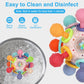 TOHIBEE Baby Montessori Sensory Toys for 0-6 6-12 Months, Baby Teether Teething Toys for Babies 0 3 6 9 12 18 Months, Newborn Infant Learning Developmental Toys Gifts for 1 2 Year Old Boys Girls