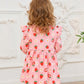 Newborn Infant Baby Girl Pink Dress Outfits 3-6 Month Girl Clothes