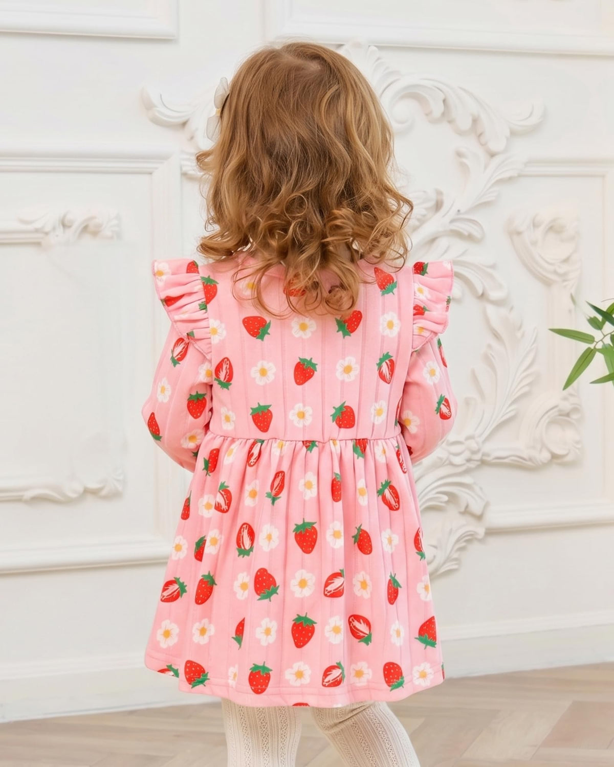 Newborn Infant Baby Girl Pink Dress Outfits 3-6 Month Girl Clothes