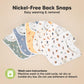 8-Pack Organic Baby Bibs for Boys, Girls - Soft Cotton Drooling and Teething Bibs for Baby Girl & Boy, Extra Absorbent, Easy To Clean & Put On for Toddler, Newborn, Infant 0-24 Months