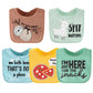 The Peanutshell Baby Boy or Girl Terry Bibs Set of 10-100% Cotton, Soft, Absorbent Baby Bibs, Unisex Toddler Boy or Girl Set, Newborn & Infant - Sunshine