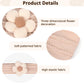 MIUXUESO 3 Pcs Baby Flower Headbands Baby Girls Nylon Headband Soft Hairbands Hair Accessories for Newborn Infant Toddler Kids (Yellow,Pink,Brown)