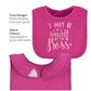 The Peanutshell Baby Girl Terry Bib Set of 8-100% Cotton, Soft, Absorbent Baby Bibs, Toddler Girl Set, Newborn & Infant Bib - Pink