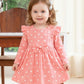 Newborn Infant Baby Girl Pink Dress Outfits 3-6 Month Girl Clothes