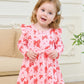 Newborn Infant Baby Girl Pink Dress Outfits 3-6 Month Girl Clothes