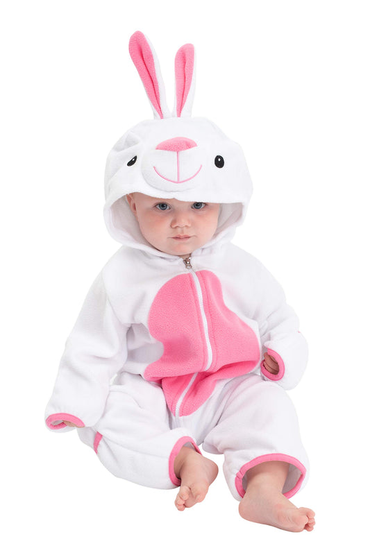 Fleece Baby Bunting Bodysuit – Infant One Piece Kids Hooded Romper Outerwear Toddler Jacket