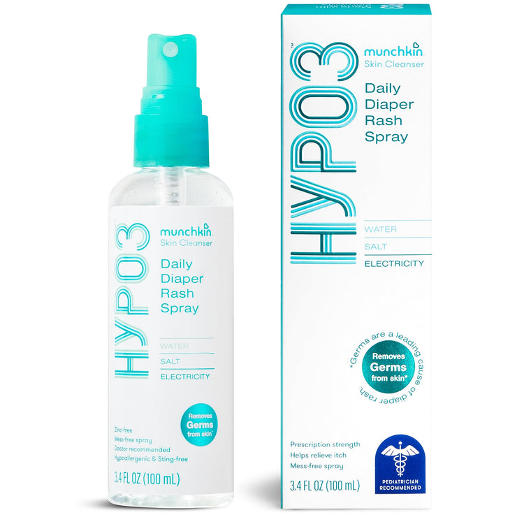 Munchkin® HYP03 Spray para la irritación del pañal con ácido hipocloroso, 3.4 oz