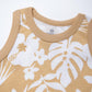 HonestBaby Sleeveless Muscle T-Shirts 100% Organic Cotton for Infant Baby, 5-Pack Tropic Shadow Chambray, 0-3 Months