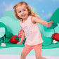Garanimals Toddler Girl Ditzy Floral Print Biker Shorts - Machine-Washable Kid's Clothes - Size 12 Months - Blue, Pink, Purple - 5 Pack