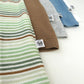 HonestBaby Sleeveless Muscle T-Shirts 100% Organic Cotton for Toddler Boys, Girls, 5-Pack Drifting Stripe Sage, 18 Months
