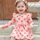 Newborn Infant Baby Girl Pink Dress Outfits 3-6 Month Girl Clothes