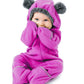 Fleece Baby Bunting Bodysuit – Infant One Piece Kids Hooded Romper Outerwear Toddler Jacket