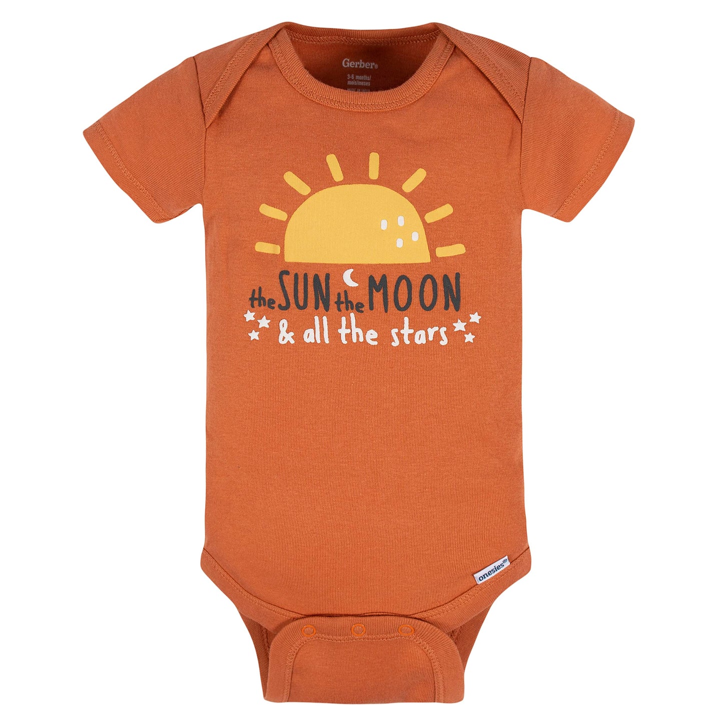 Gerber Baby 8-Pack Short Sleeve Onesies Bodysuits, Southwest, Newborn