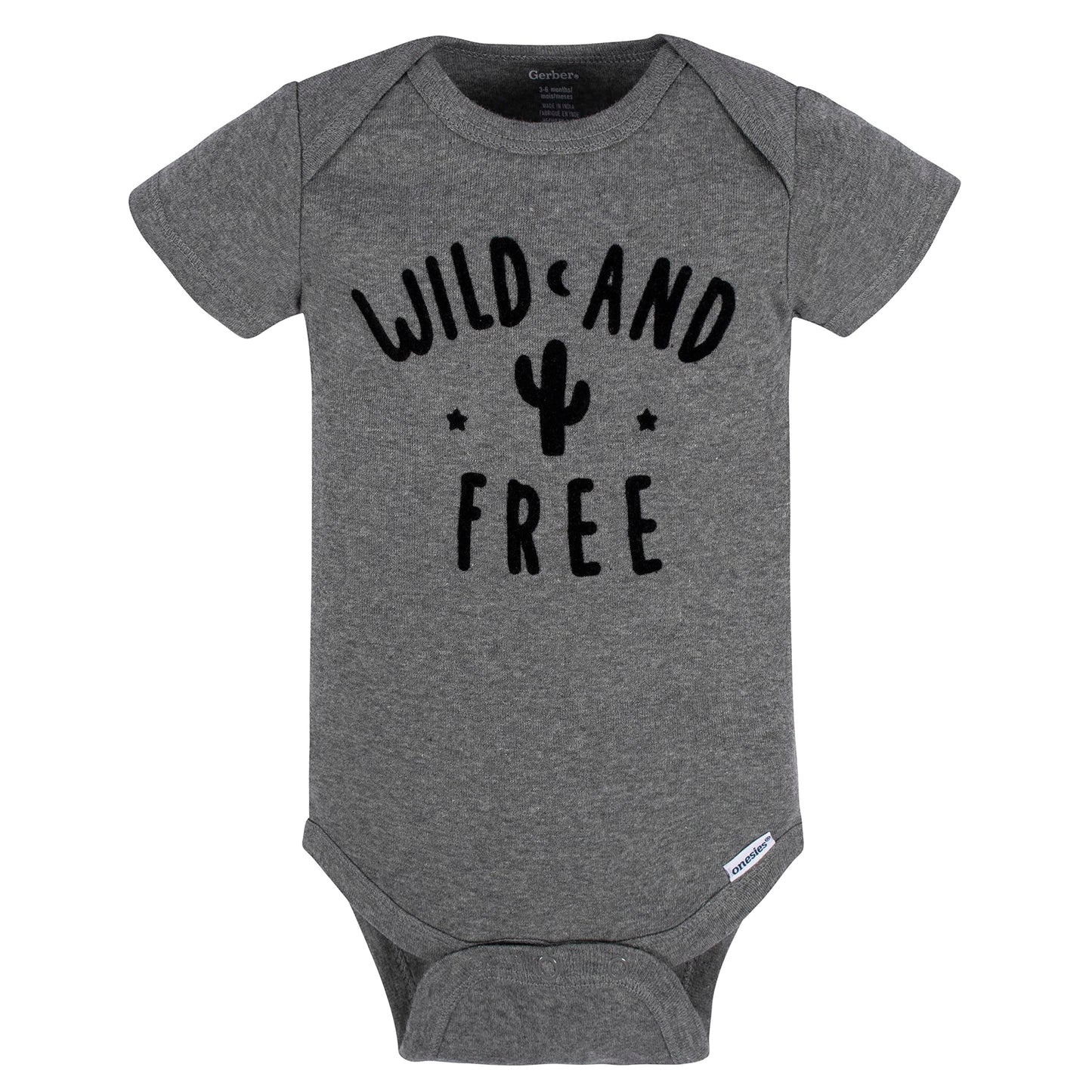 Gerber Baby 8-Pack Short Sleeve Onesies Bodysuits, Southwest, Newborn