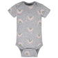 Gerber Baby 8-Pack Short Sleeve Onesies Bodysuits, Bear Pink, 0-3 Months