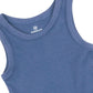 HonestBaby Sleeveless Muscle T-Shirts 100% Organic Cotton for Infant Boys, 5-Pack Ombre Blues, 2T