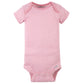 Gerber Baby Girls 8-pack Short Sleeve Onesies Bodysuits Shirt, Leopard Pink, 0-3 Months US