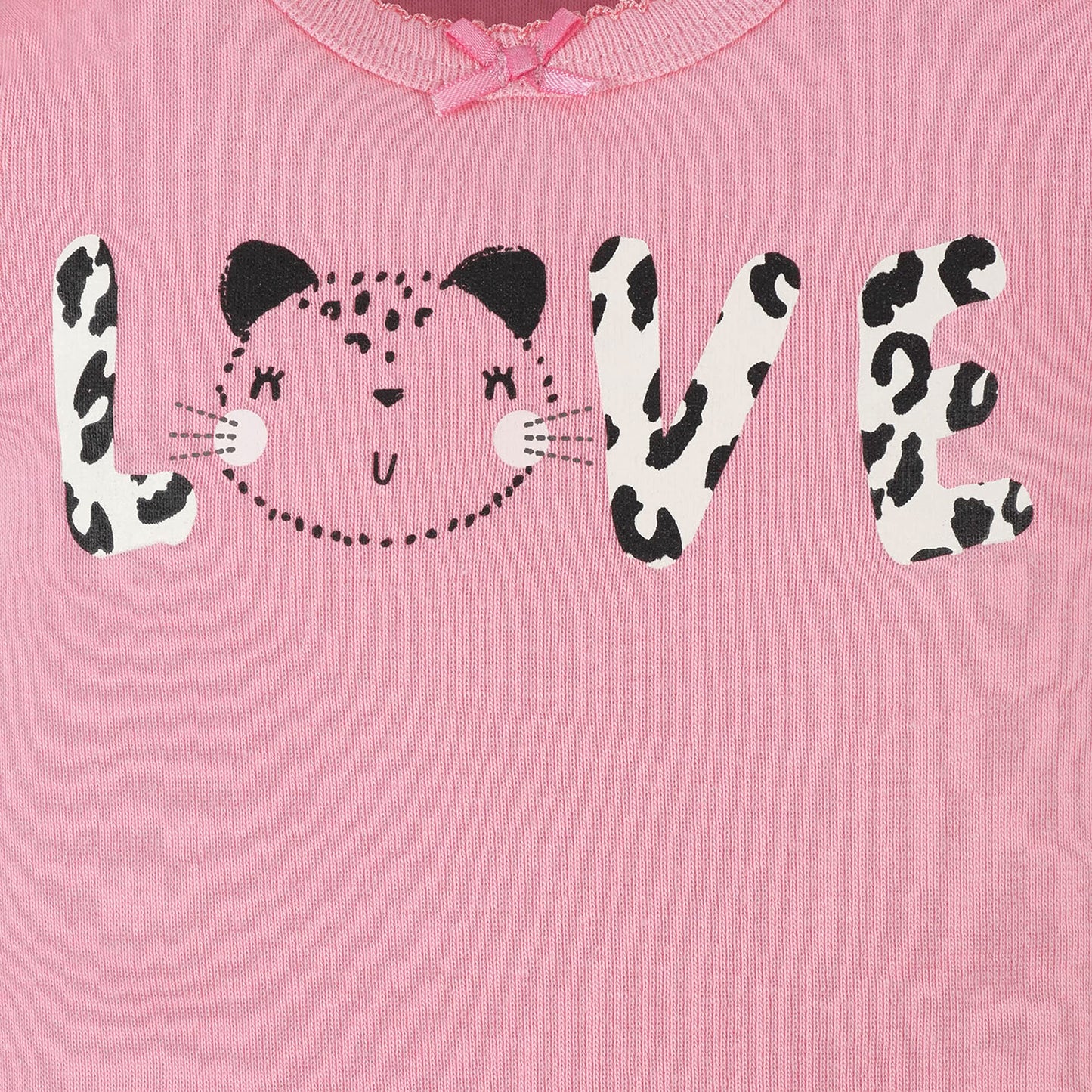 Gerber Baby Girls 8-pack Short Sleeve Onesies Bodysuits Shirt, Leopard Pink, 0-3 Months US