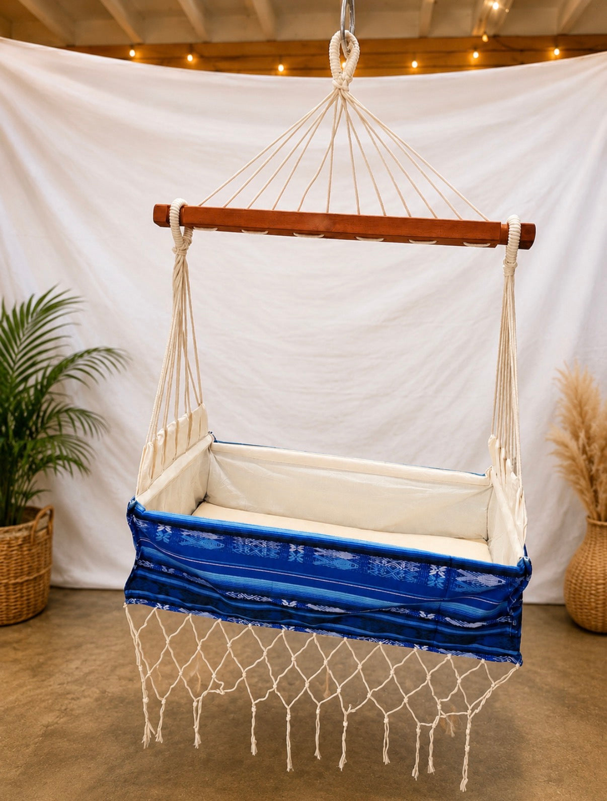 Boy Handmade Newborn Hammock – Made in Ecuador