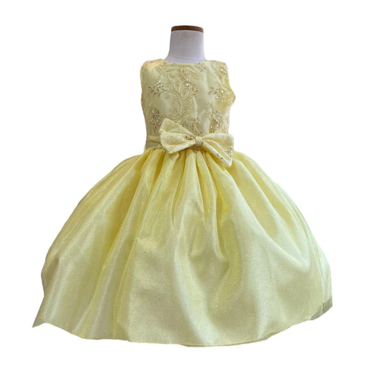 DAYANA YELLOW GIRL Embroidery lace Party Dresses size 5-12