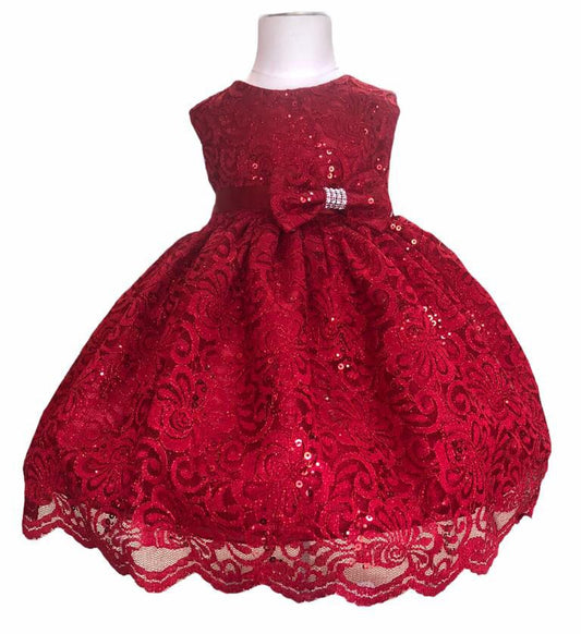 Rosie Infant Red Party Dress