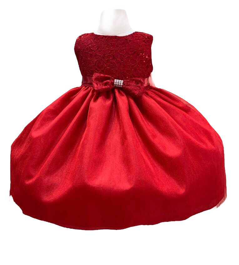 Melody Infant Red Party Dress