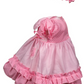 Vestido Algodón Lunares Rosas y Blancos