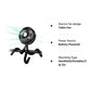 AMACOOL Battery Operated Stroller Fan Flexible Car Seat Crib Bike Treadmill (Black)