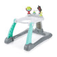 Kolcraft Tiny Steps 2-in-1 Baby Activity Walker, Foldable Baby Walker with Wheels, Seated and Walk-Behind Baby Push Walker