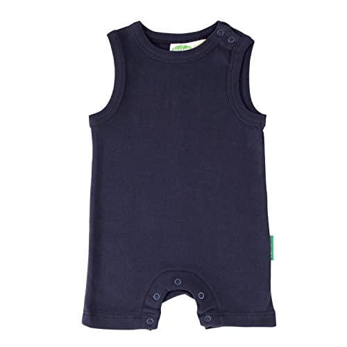 PARADE Organic Tank Rompers - Essentials Navy 6-12 Months
