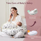 Almohada de lactancia Momcozy para amamantar, almohadas de lactancia originales de talla grande para mamá y bebé
