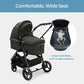 Cochecito convertible 2 en 1 Mompush Wiz con modo cuna: cochecito plegable para bebés para explorar más en familia